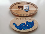 2 Piece Custom Cribbage Board Game with Resin Inlay Order Page