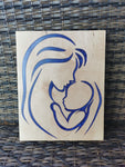 Mother and Baby Resin Art