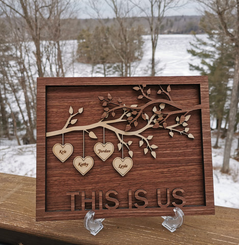 This Is Us Branch Art Sign