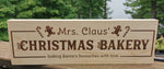 Mrs. Claus Christmas Bakery Sign