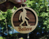 Sasquatch / Bigfoot Believe Ornament