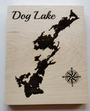 Wood Burned Lake Sign - Order Page