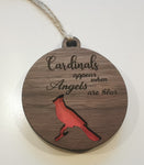 2 Layer Cardinal Ornaments