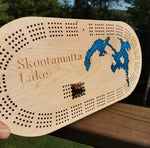 Custom Cribbage Board Game with Resin Inlay Order Page