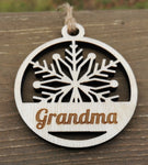 Snowflake Name Ornament