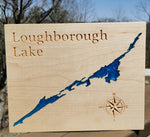 Carved Custom Lake Board With Resin Inlay Order Page