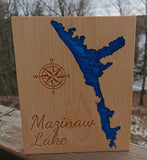 Carved Custom Lake Board With Resin Inlay Order Page